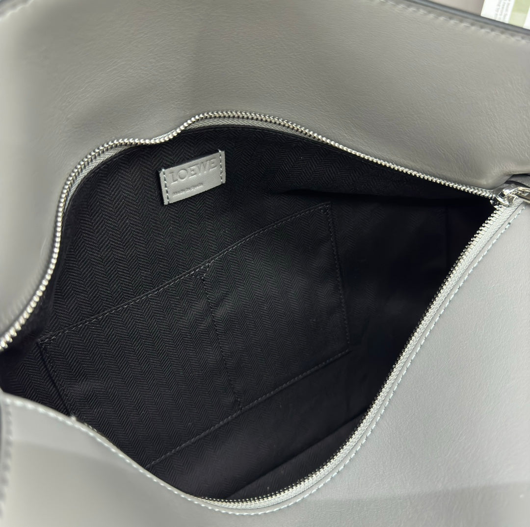 LOE PUZZLE LARGE 36 BAG IN GRAY CALFSKIN mysite