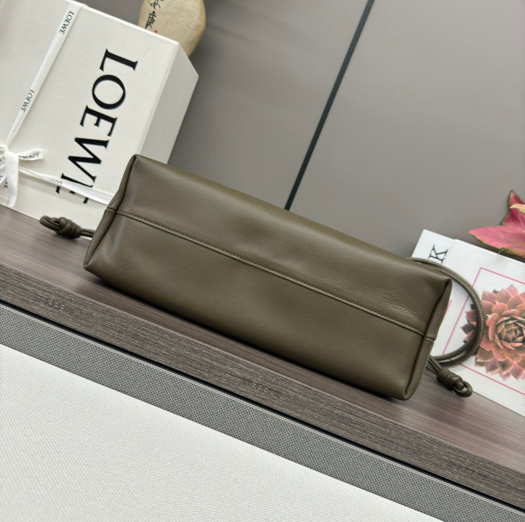 Loewe Flamenco Purse 30 Olive Lambskin Ghw mysite