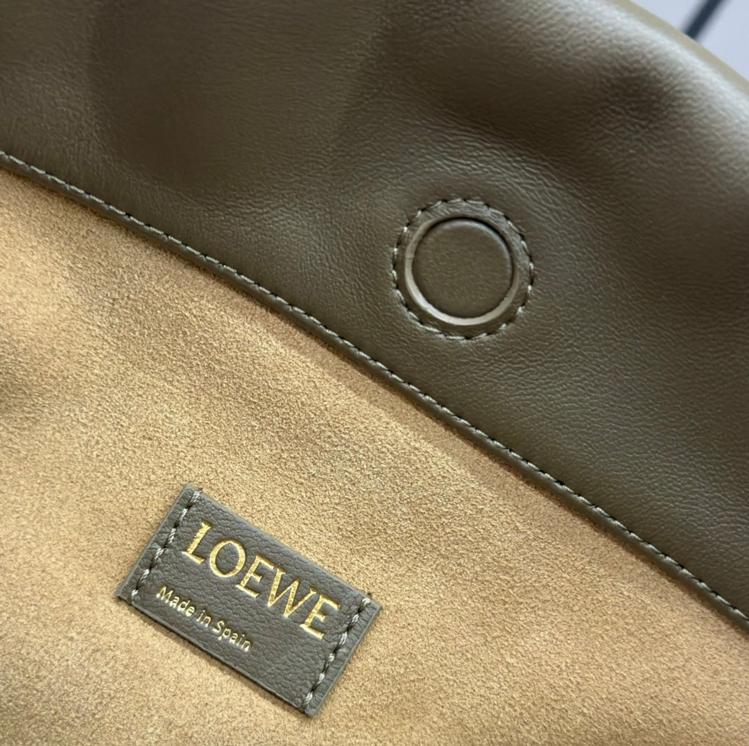 Loewe Flamenco Purse 30 Olive Lambskin Ghw mysite