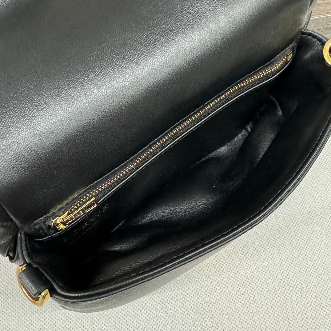 LOE 20 PUFFER GOYA BAG IN BLACK NAPPA LAMBSKIN mysite