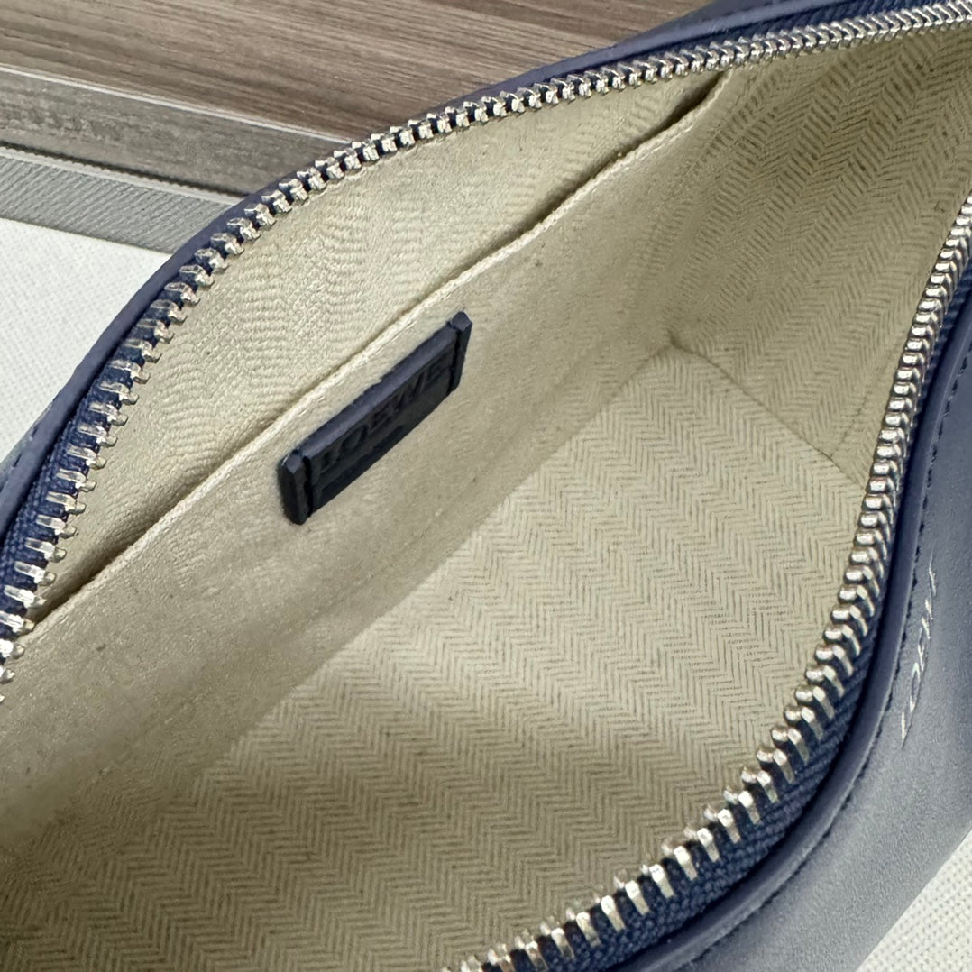 PUZZLE FOLD WASH 22 BAG IN PRUSSIAN BLUE SHINY CALFSKIN mysite