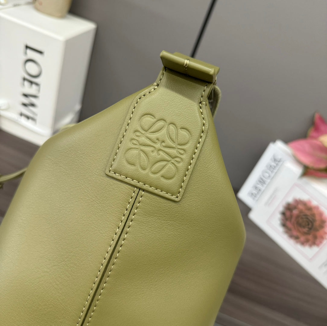 CUBI CROSSBODY 44 BAG IN OLIVE GREEN SMOOTH CALFSKIN AND JACQUARD mysite