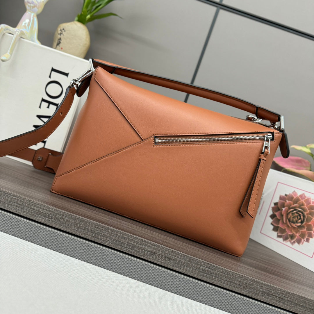 LOE PUZZLE 33 BAG IN BRONZE BROWN CALFSKIN mysite