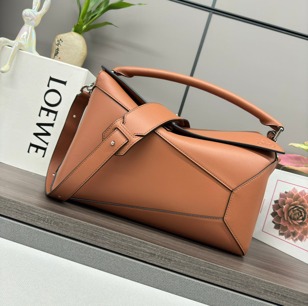 LOE PUZZLE 33 BAG IN BRONZE BROWN CALFSKIN mysite