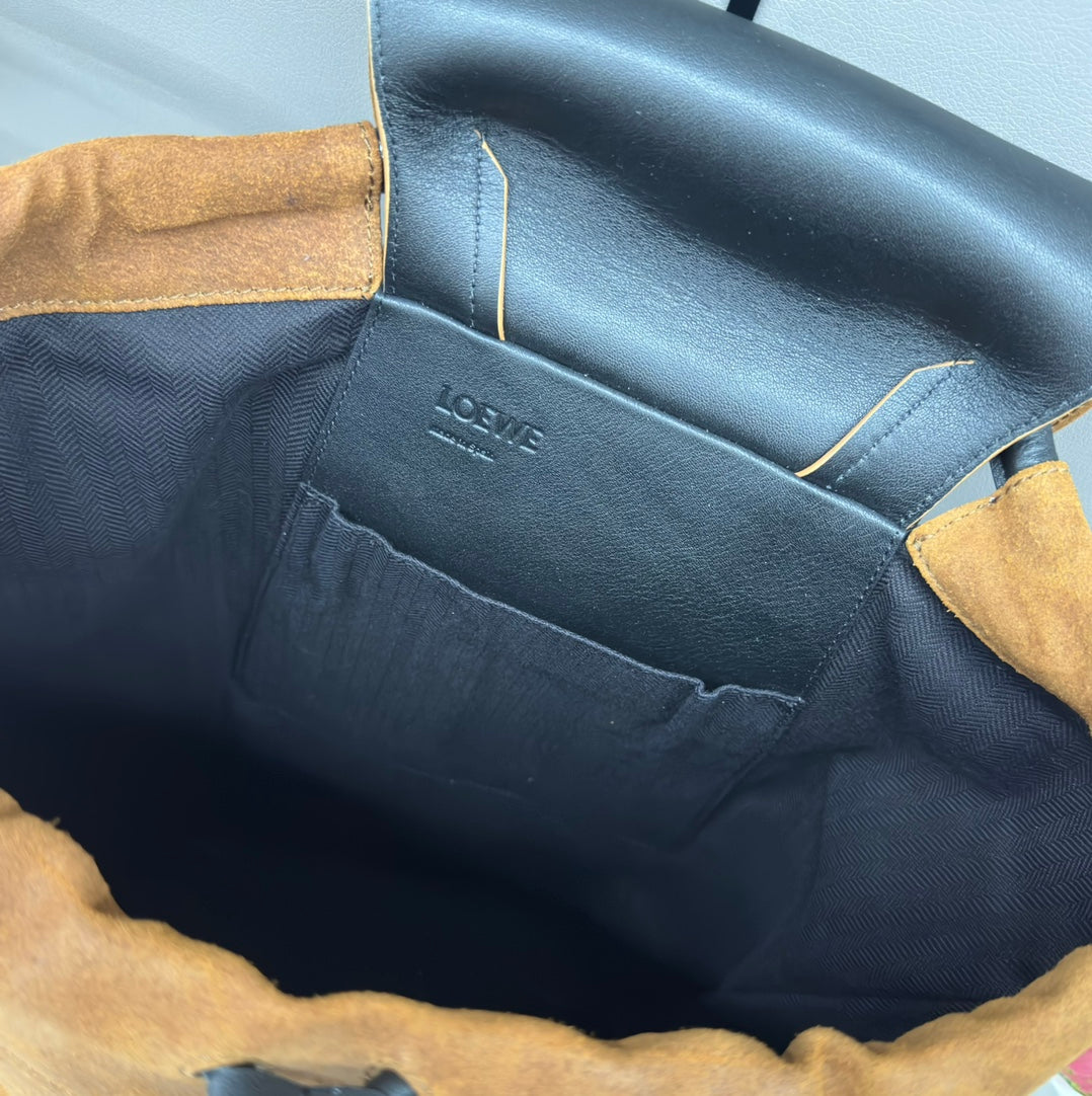 FLAMENCO 40 BACKPACK IN CINNAMON BROWN SUEDE mysite