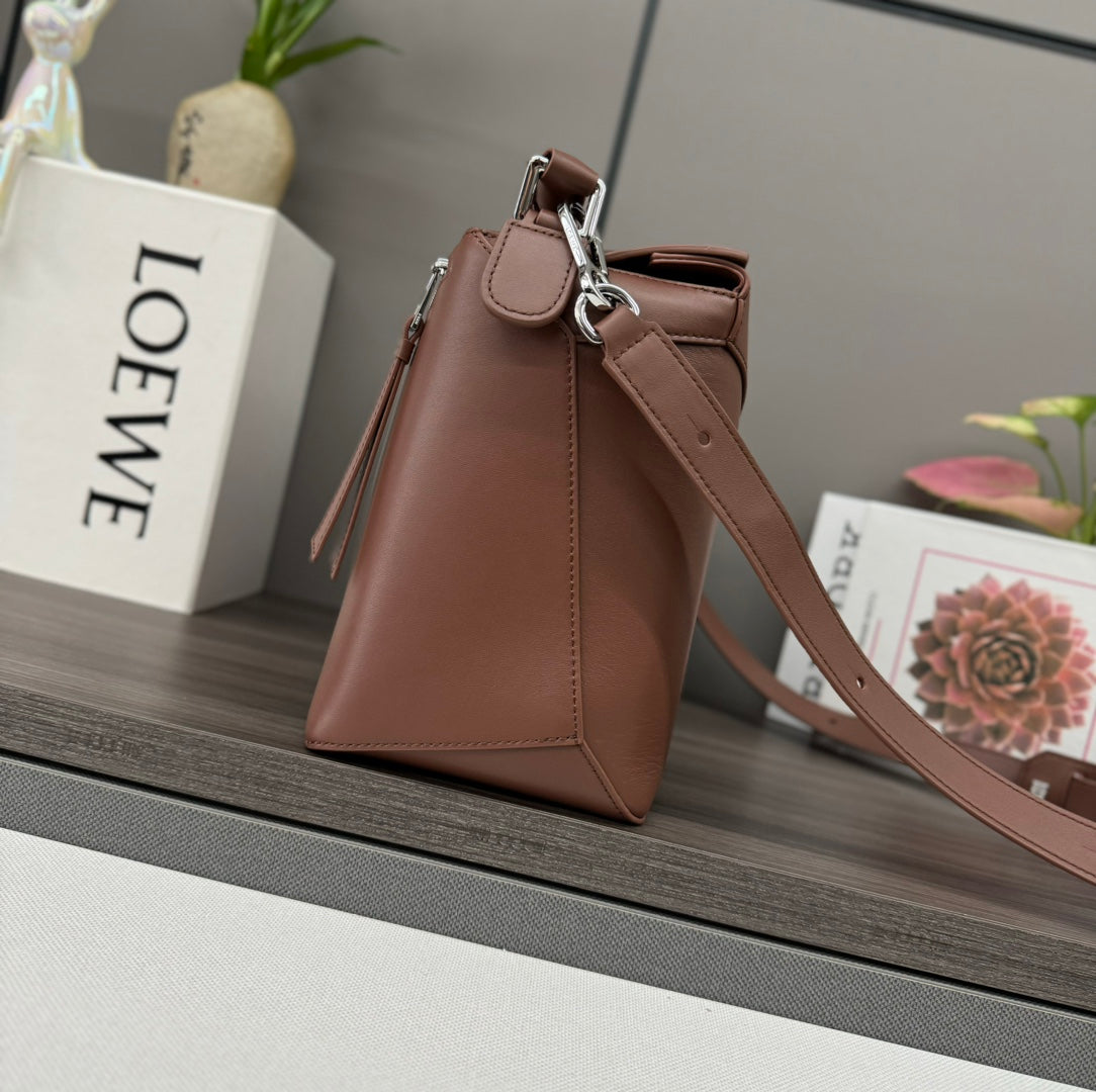 LOE PUZZLE 33 BAG IN PENNY BROWN CALFSKIN mysite