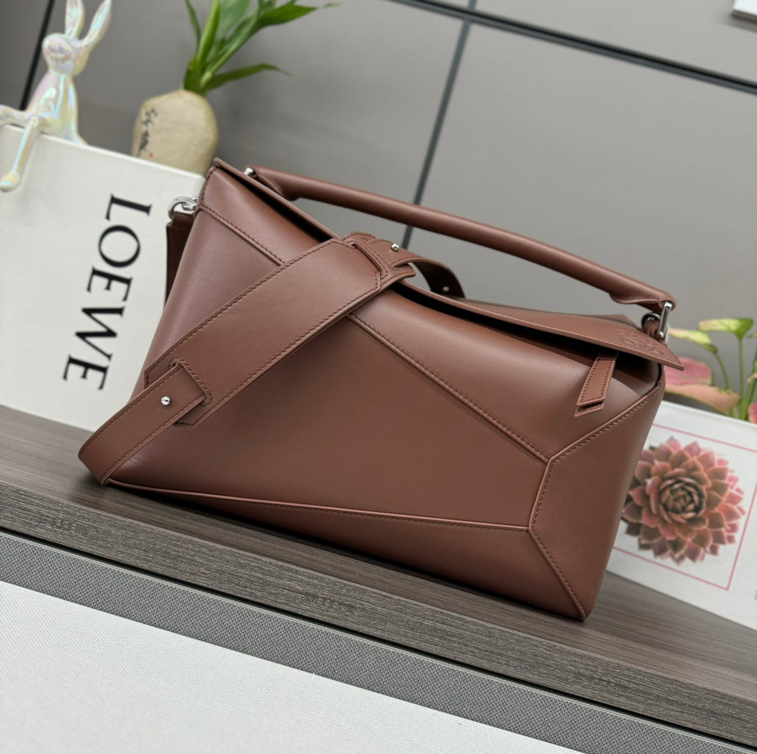 LOE PUZZLE 33 BAG IN PENNY BROWN CALFSKIN mysite