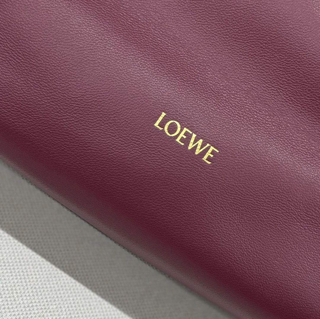 Loewe Flamenco Purse 30 Burgundy Lambskin Ghw mysite