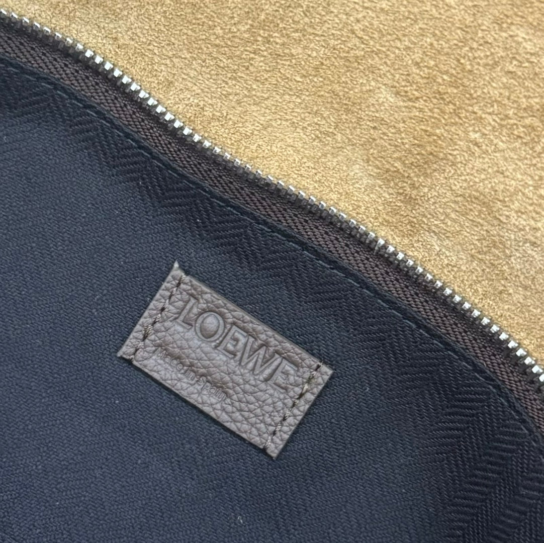 LOE PUZZLE 33 BAG IN WENGE BROWN CALFSKIN mysite