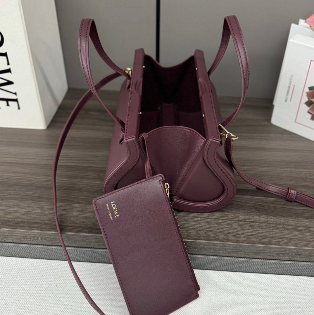 CYLINDER BAG 25 IN WINE PURPLE CALFSKIN mysite