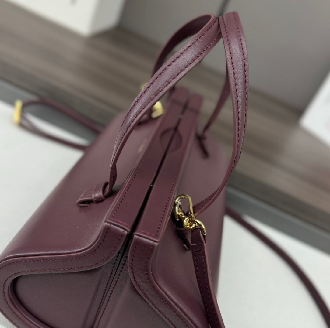 CYLINDER BAG 25 IN WINE PURPLE CALFSKIN mysite