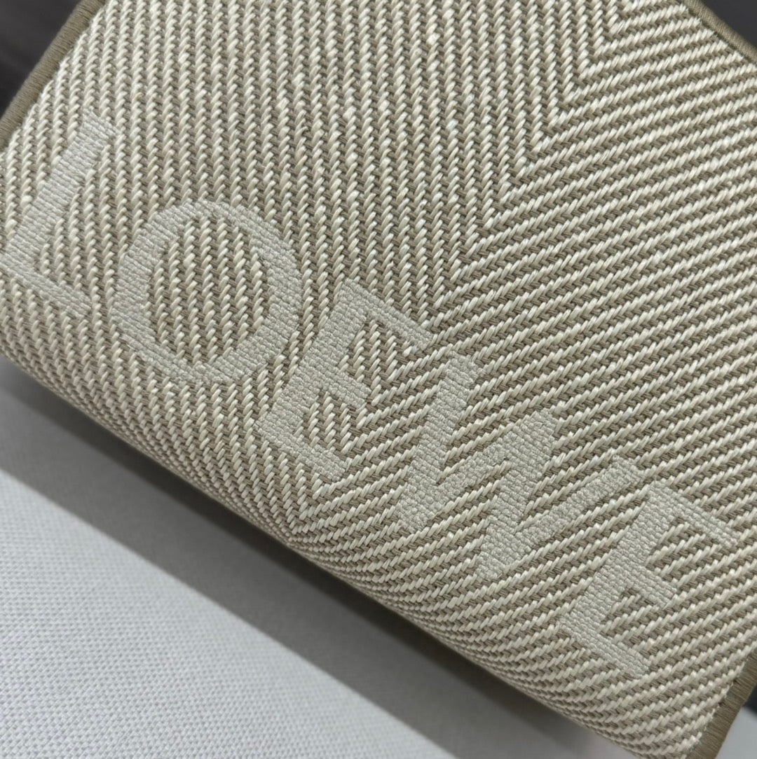 SMALL 24 LOEWE FONT TOTE IN ECRU JACQUARD CANVAS mysite