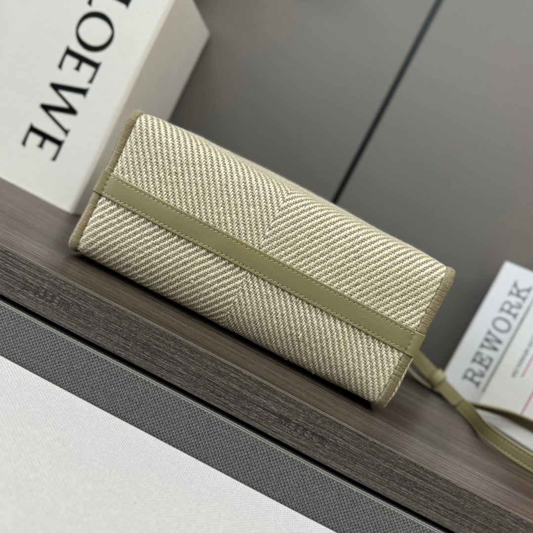 SMALL 24 LOEWE FONT TOTE IN ECRU JACQUARD CANVAS mysite