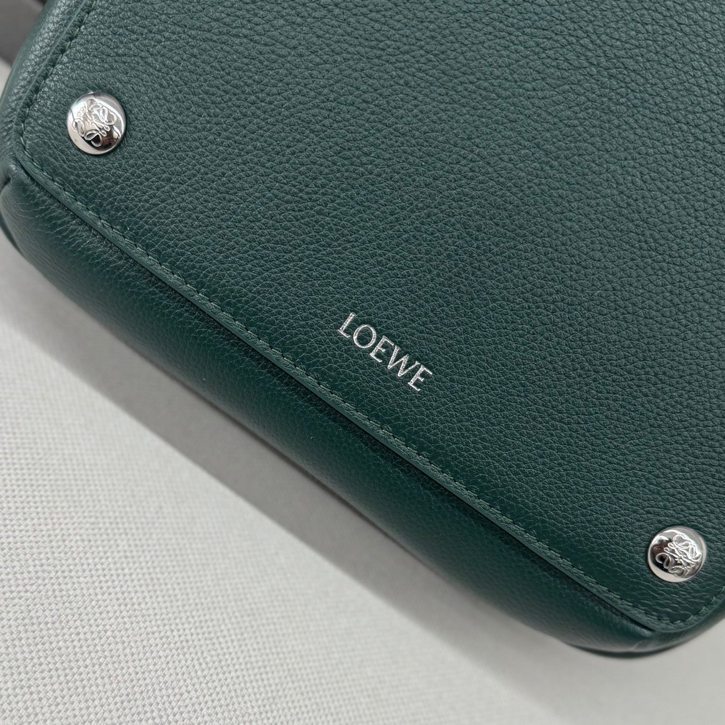 Loewe Messenger Bags 23 Dark Teal Green Cowhide mysite