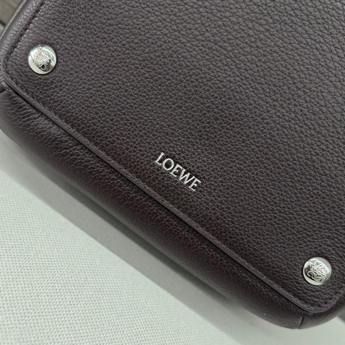 Loewe Messenger Bags 23 Dark Reddish Brown Cowhide mysite