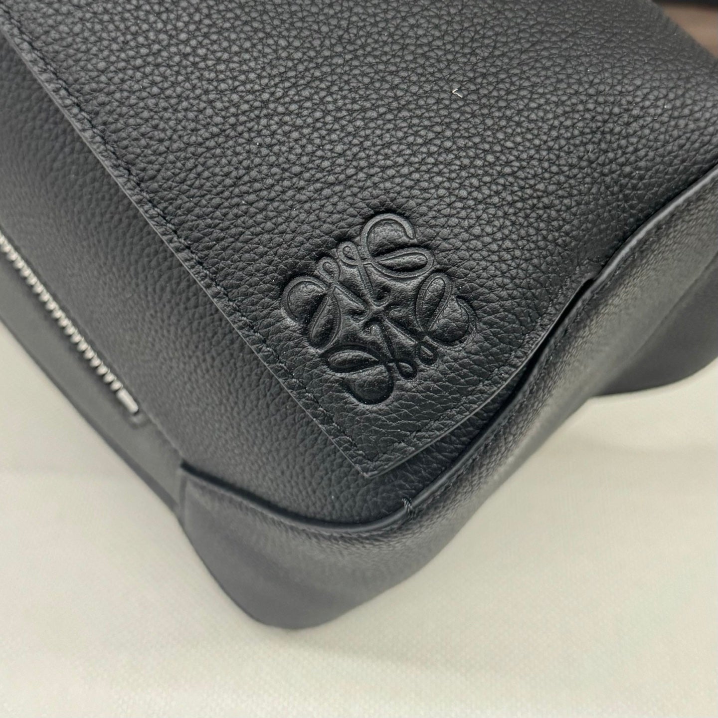 Loewe Puzzle Waist Bag 24 Black Cowhide mysite