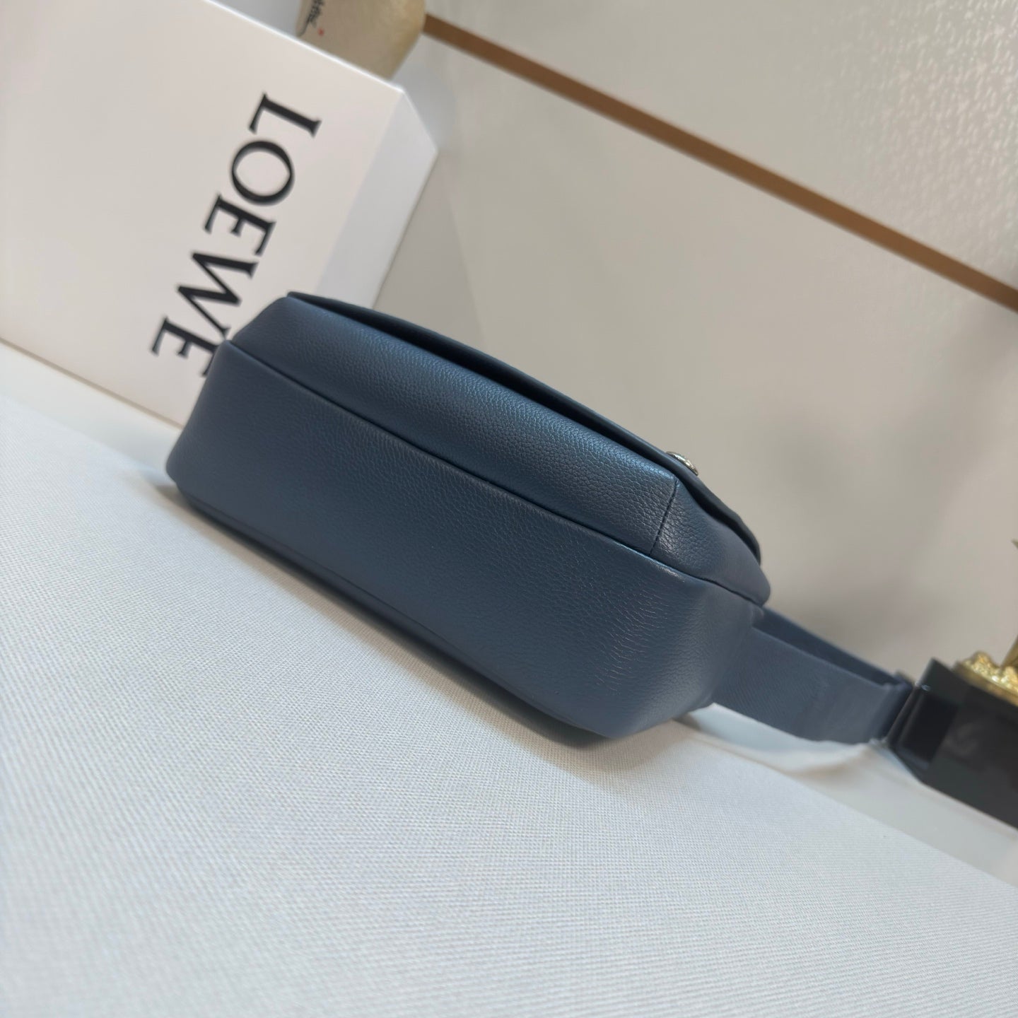 Loewe Messenger Bags 23 Navy Blue Cowhide mysite