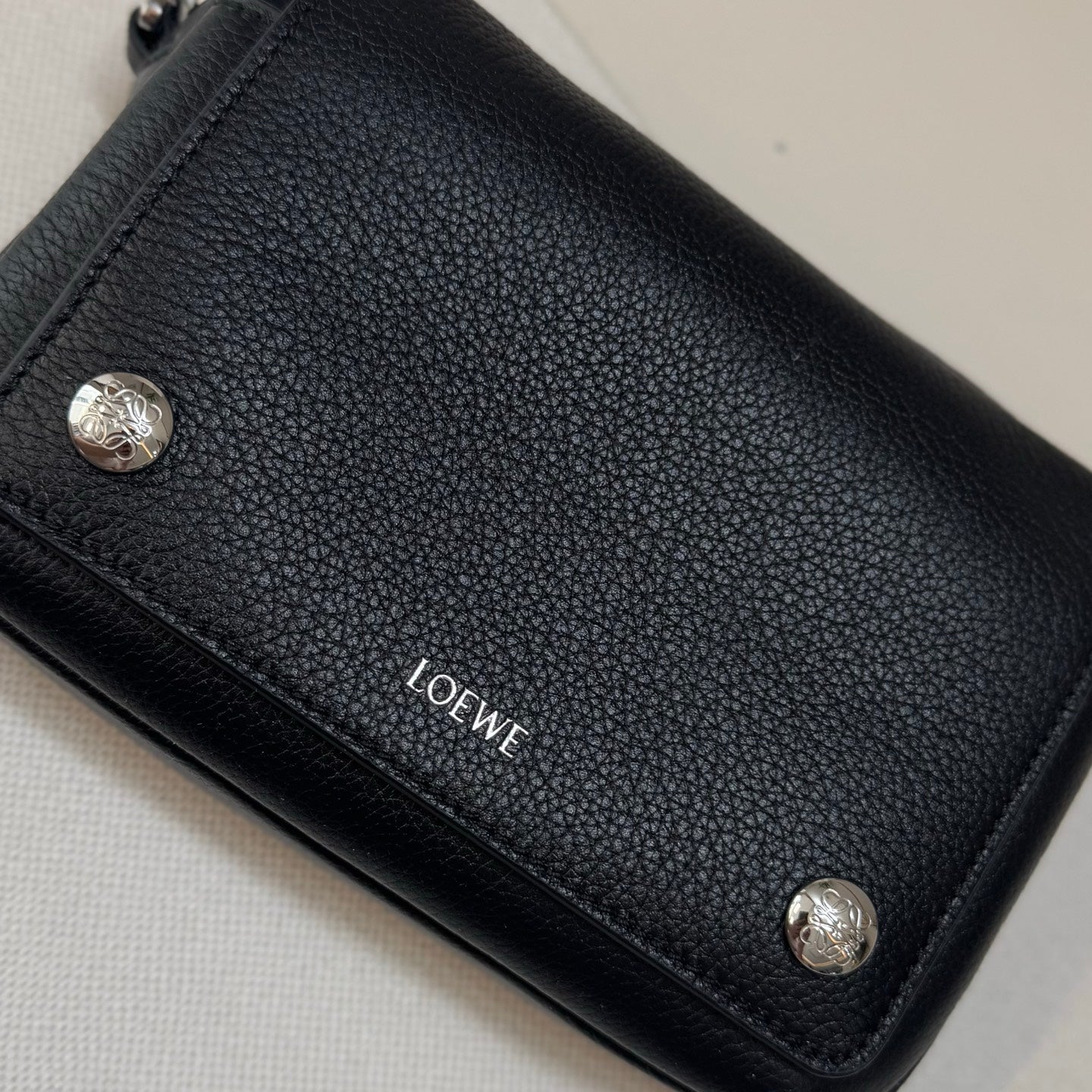 Loewe Messenger Bags 20 Black Cowhide mysite