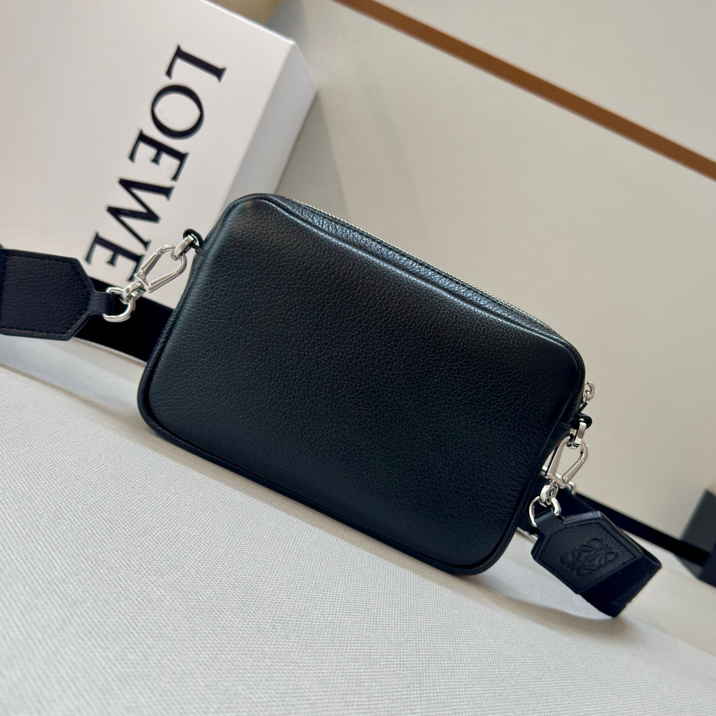 Loewe Messenger Bags 20 Black Cowhide mysite