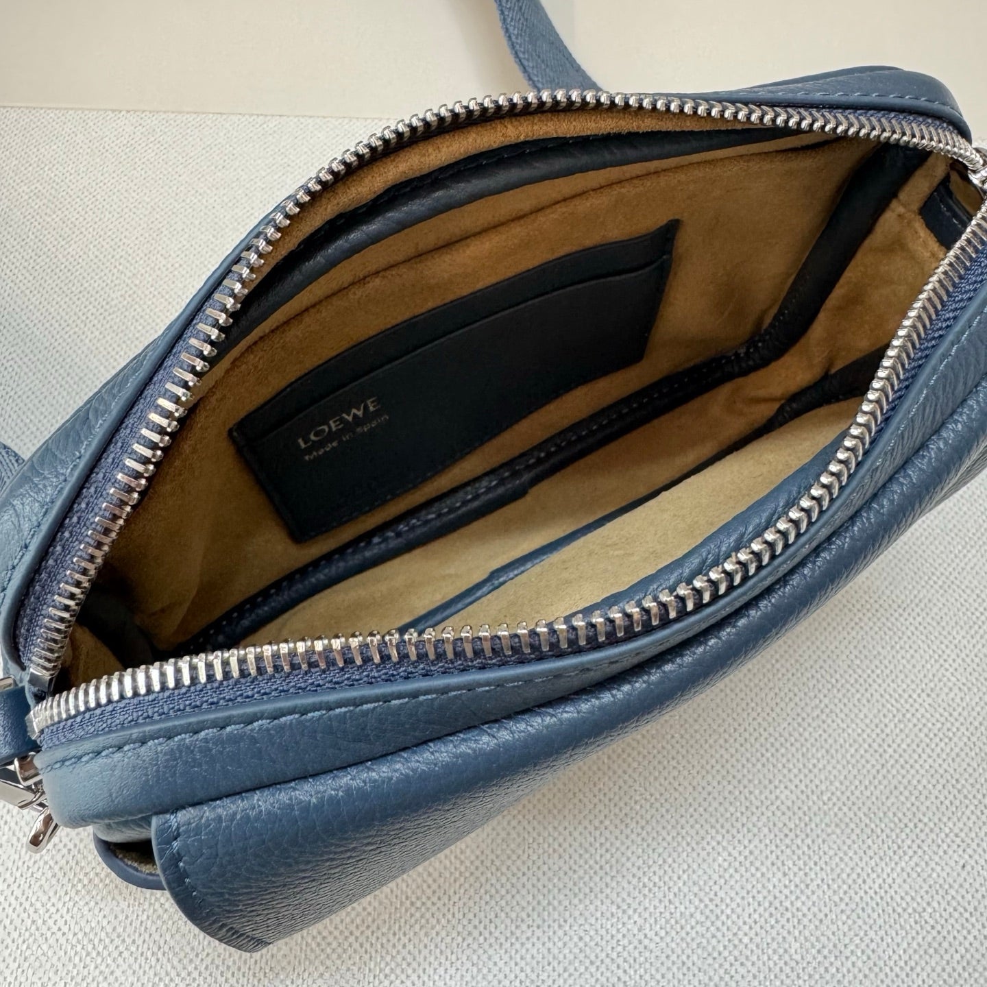 Loewe Messenger Bags 20 Navy Blue Cowhide mysite