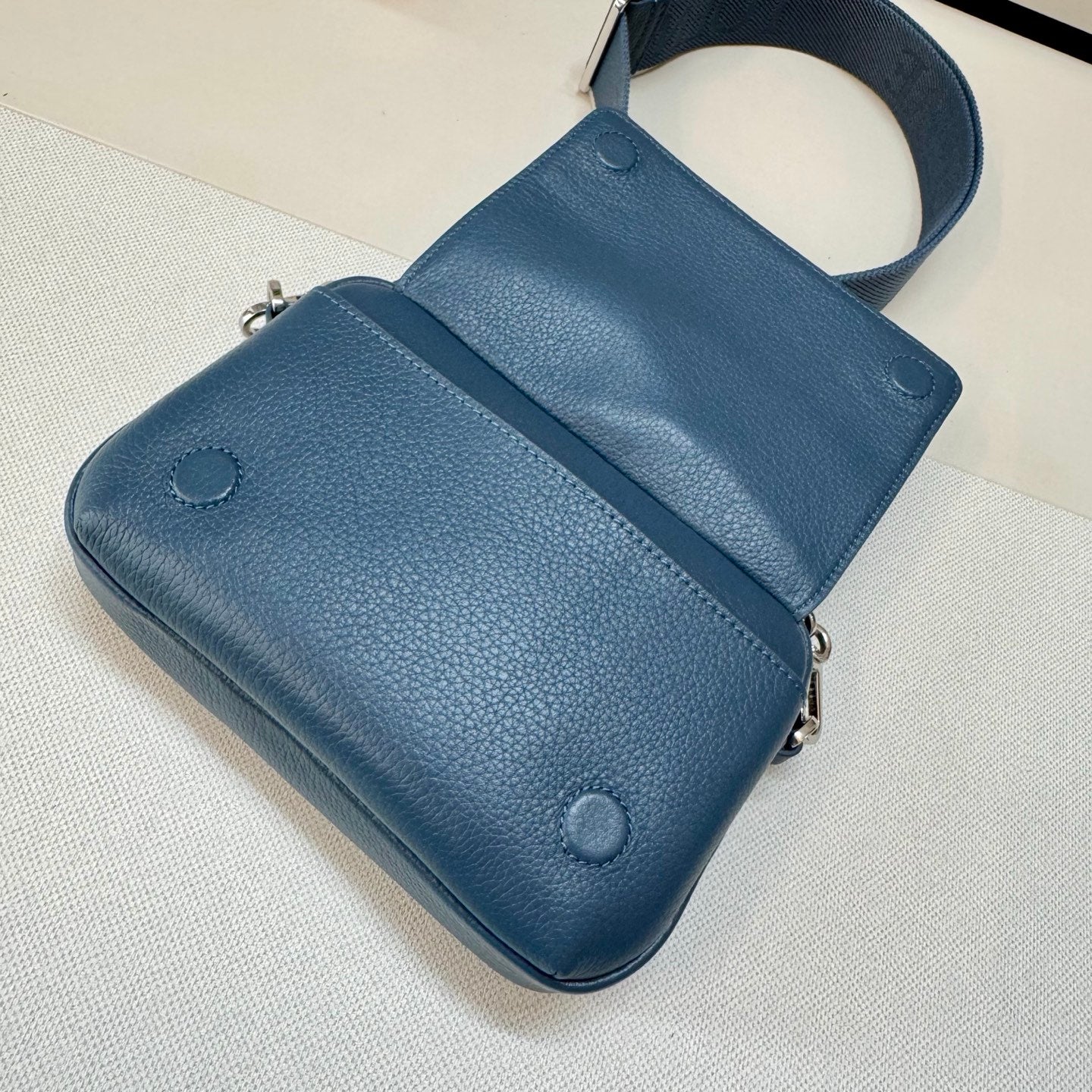 Loewe Messenger Bags 20 Navy Blue Cowhide mysite