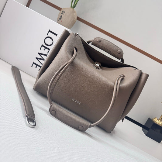 Loewe Madrid Bag 33cm Taupe Cowhide mysite