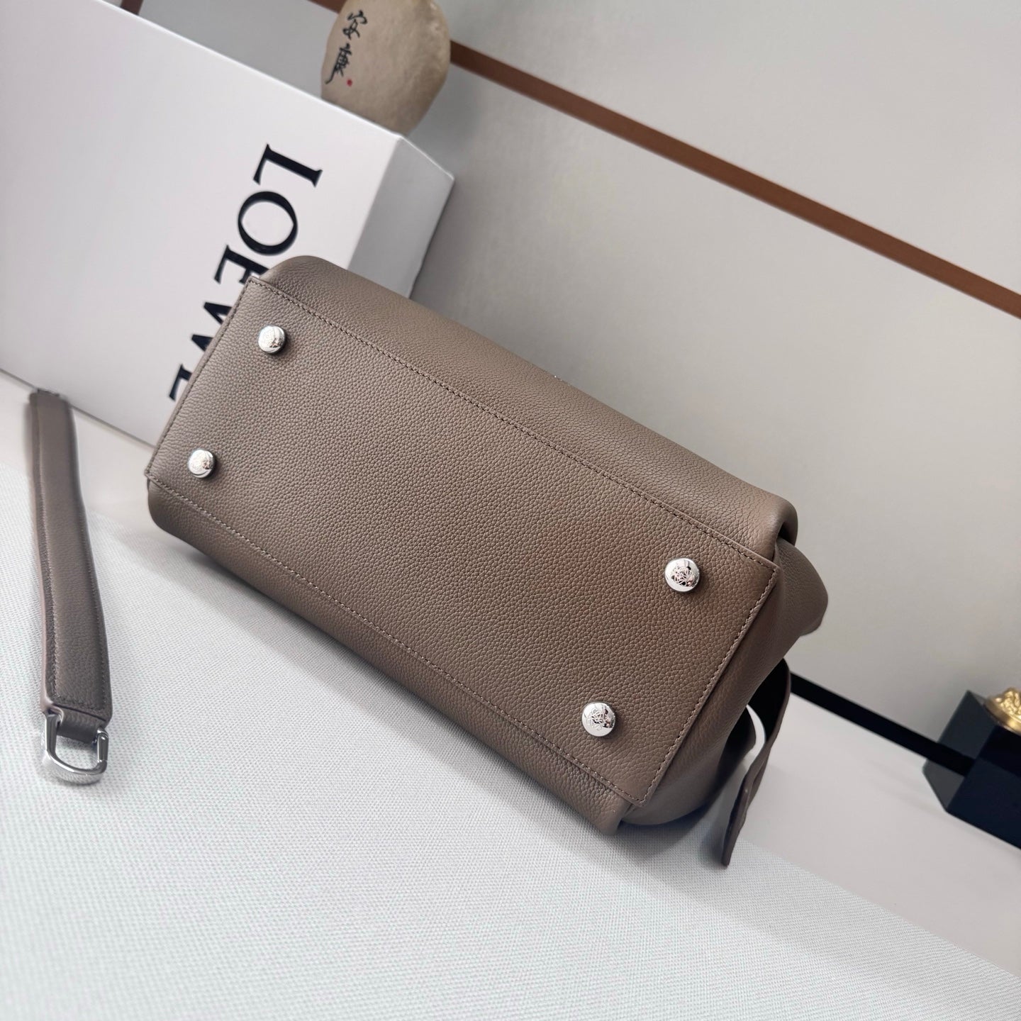 Loewe Madrid Bag 33cm Taupe Cowhide mysite