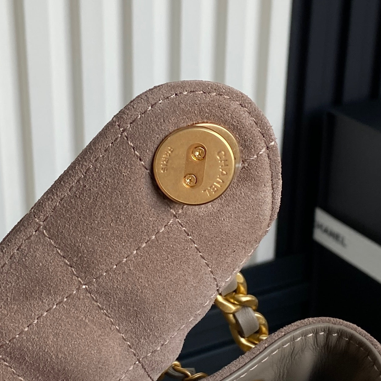 CC 25C Hobo Bag 40cm Rosy Brown Suede mysite