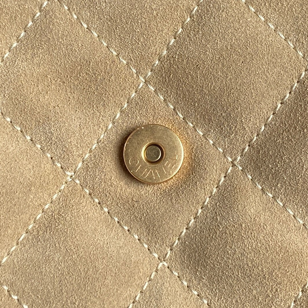 CC 25C Hobo Bag 40cm Beige Suede mysite