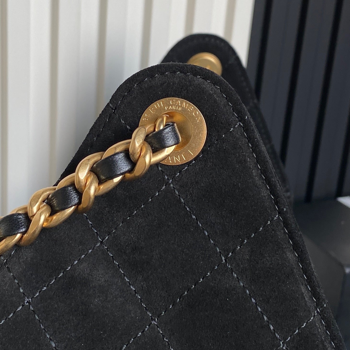 CC 25C Hobo Bag 40cm Black Suede mysite