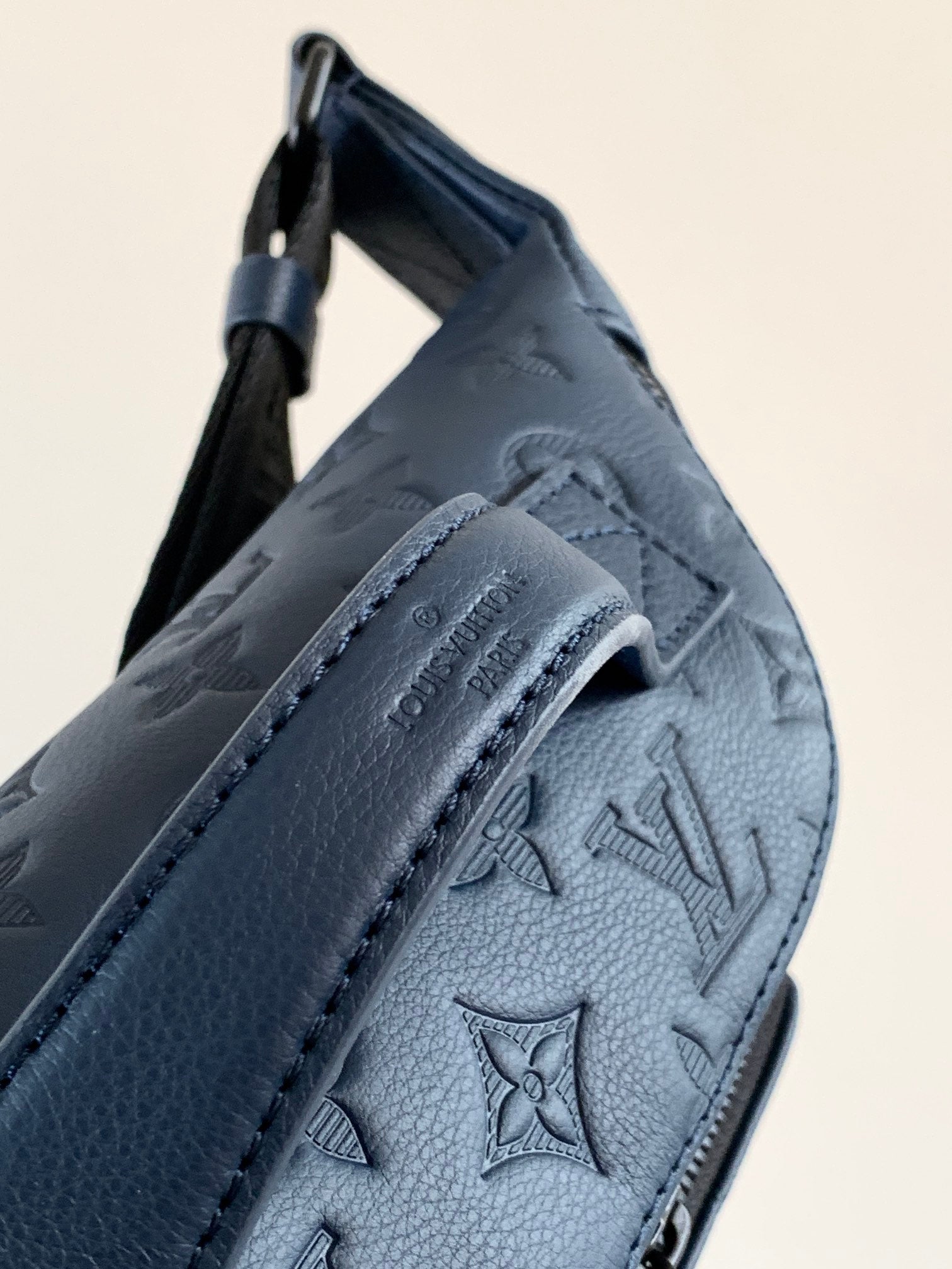 LV M14784 Rush Bumbag Dark Blue Monogram Shadow Calfskin mysite