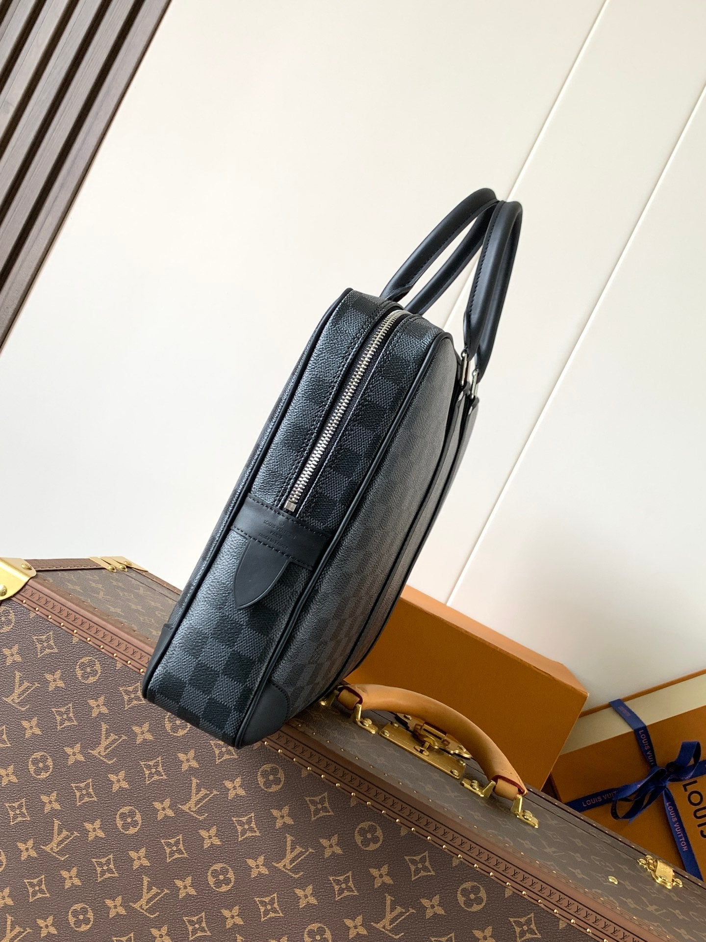LV Porte-Documents Voyage Black Damier Graphite Canvas mysite