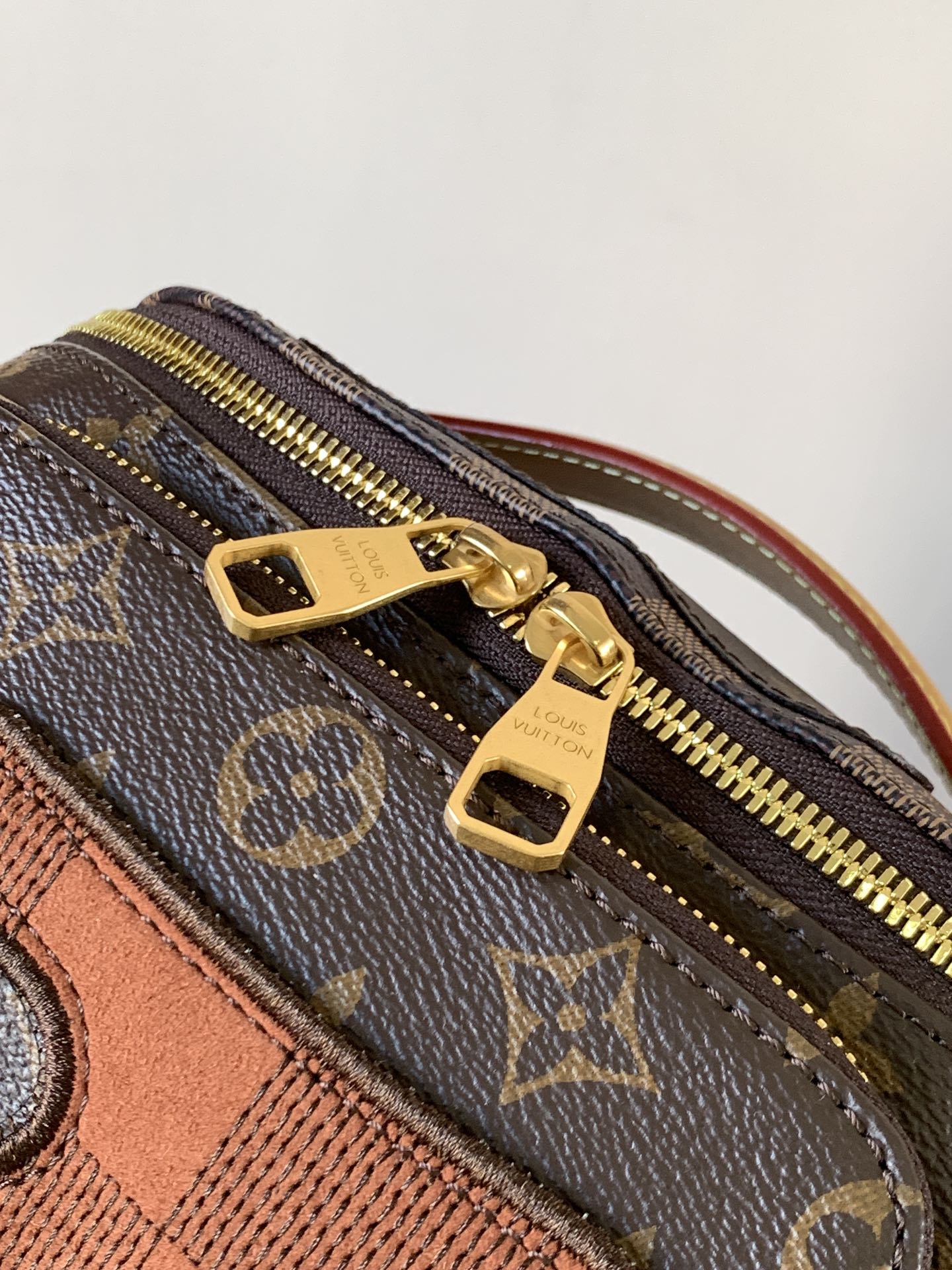 LV Rush Bumbag Brown Boro Monogram Landscape canvas & Cowhide mysite