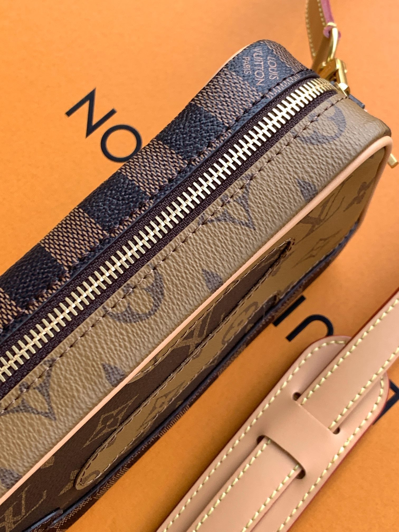 LV Trocadéro Bag Brown Boro Monogram Landscape canvas & Cowhide mysite