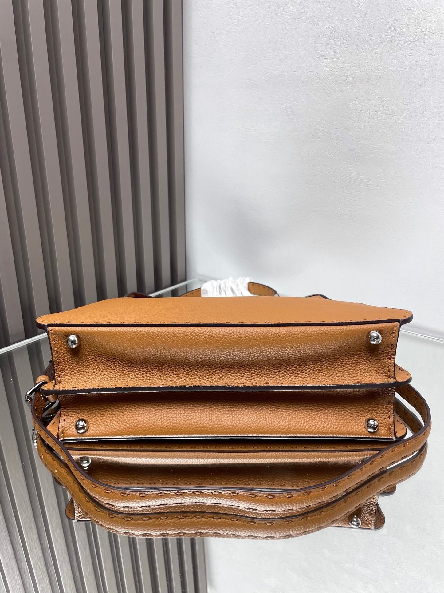 PEEKABOO MEDIUM 33 BROWN CALFSKIN SILVER HARDWARE mysite