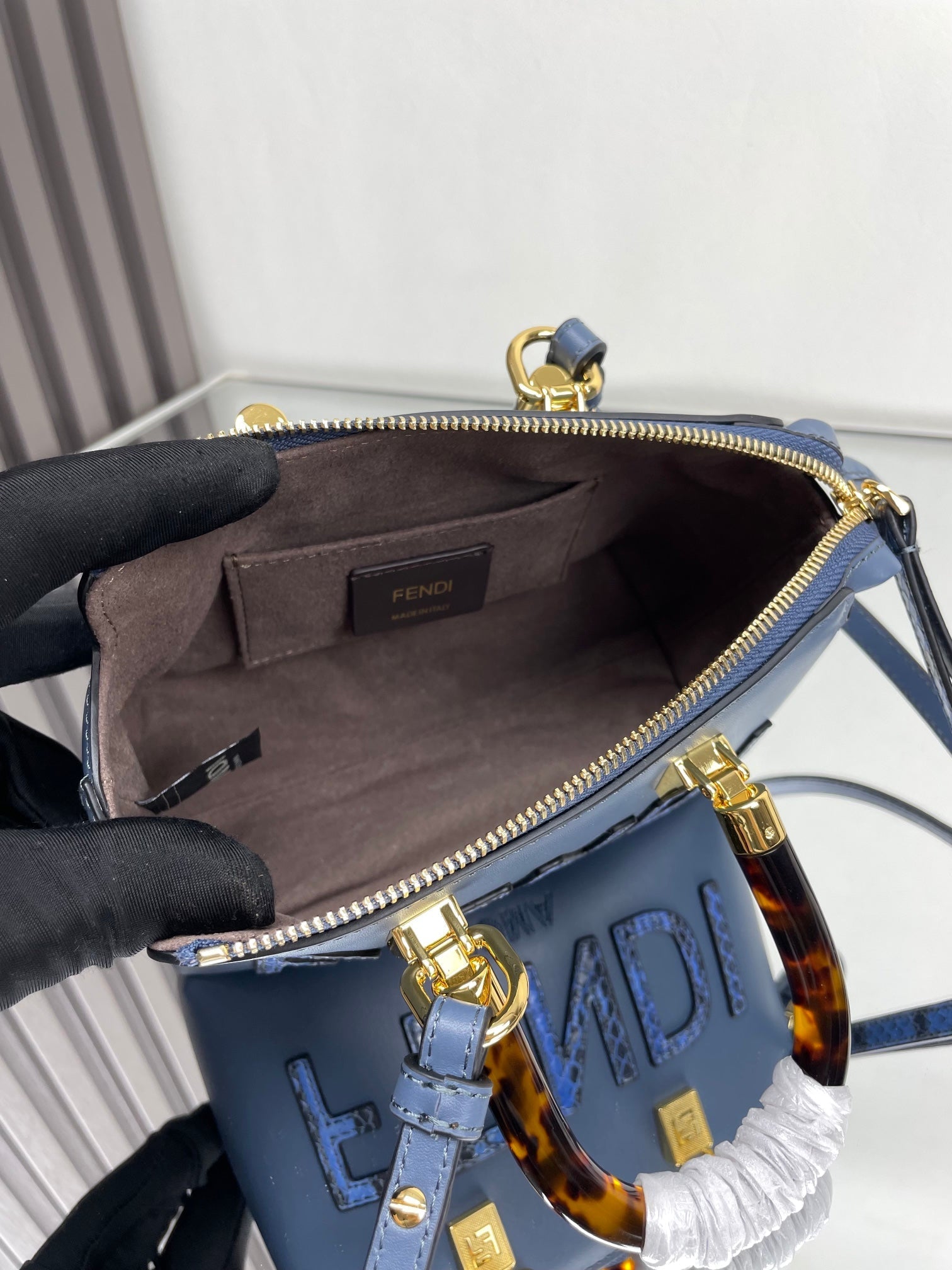 BY THE WAY MINI 18 IN AEGEAN BLUE LAMBSKIN GOLD HARDWARE mysite