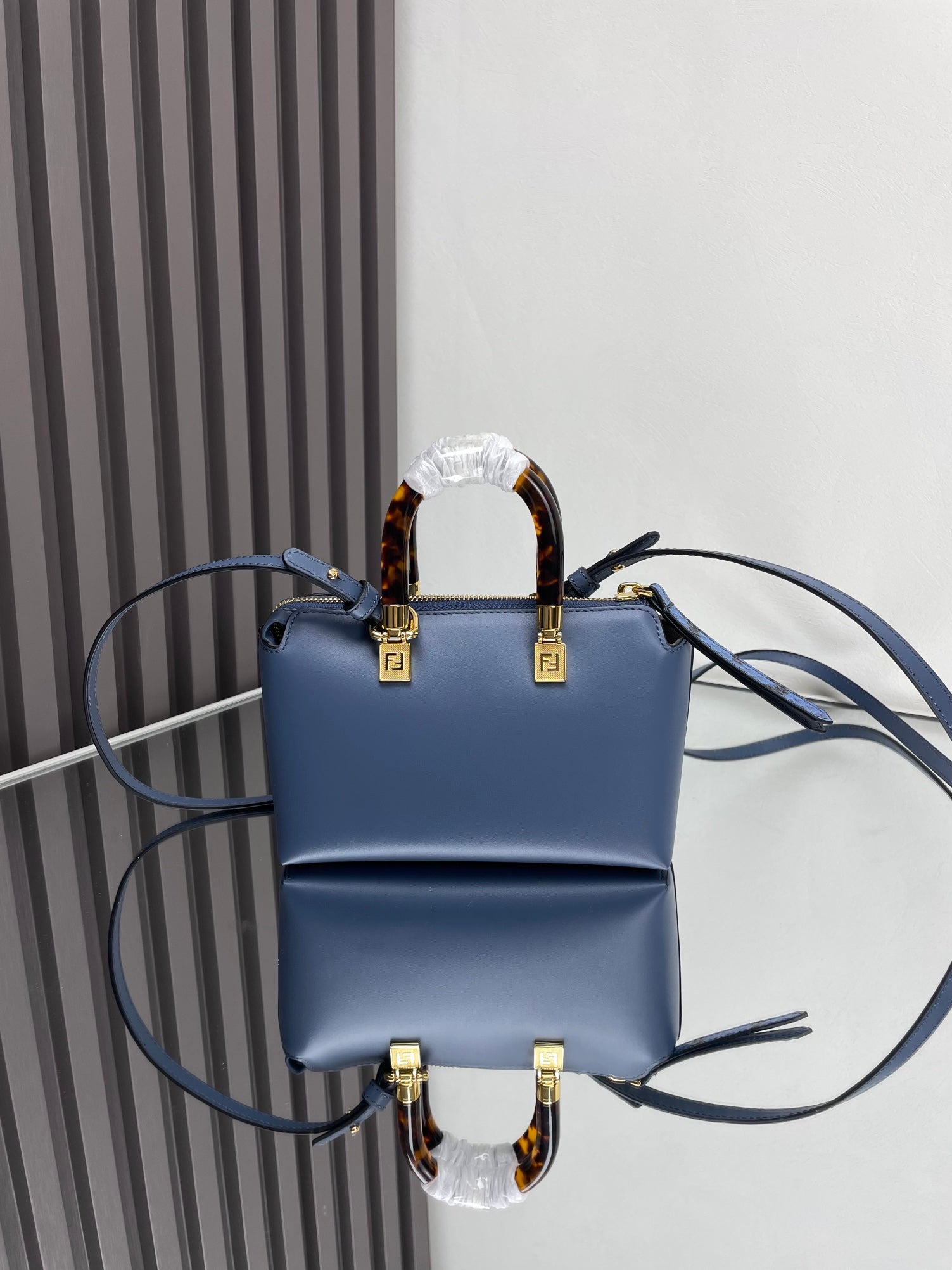 BY THE WAY MINI 18 IN AEGEAN BLUE LAMBSKIN GOLD HARDWARE mysite