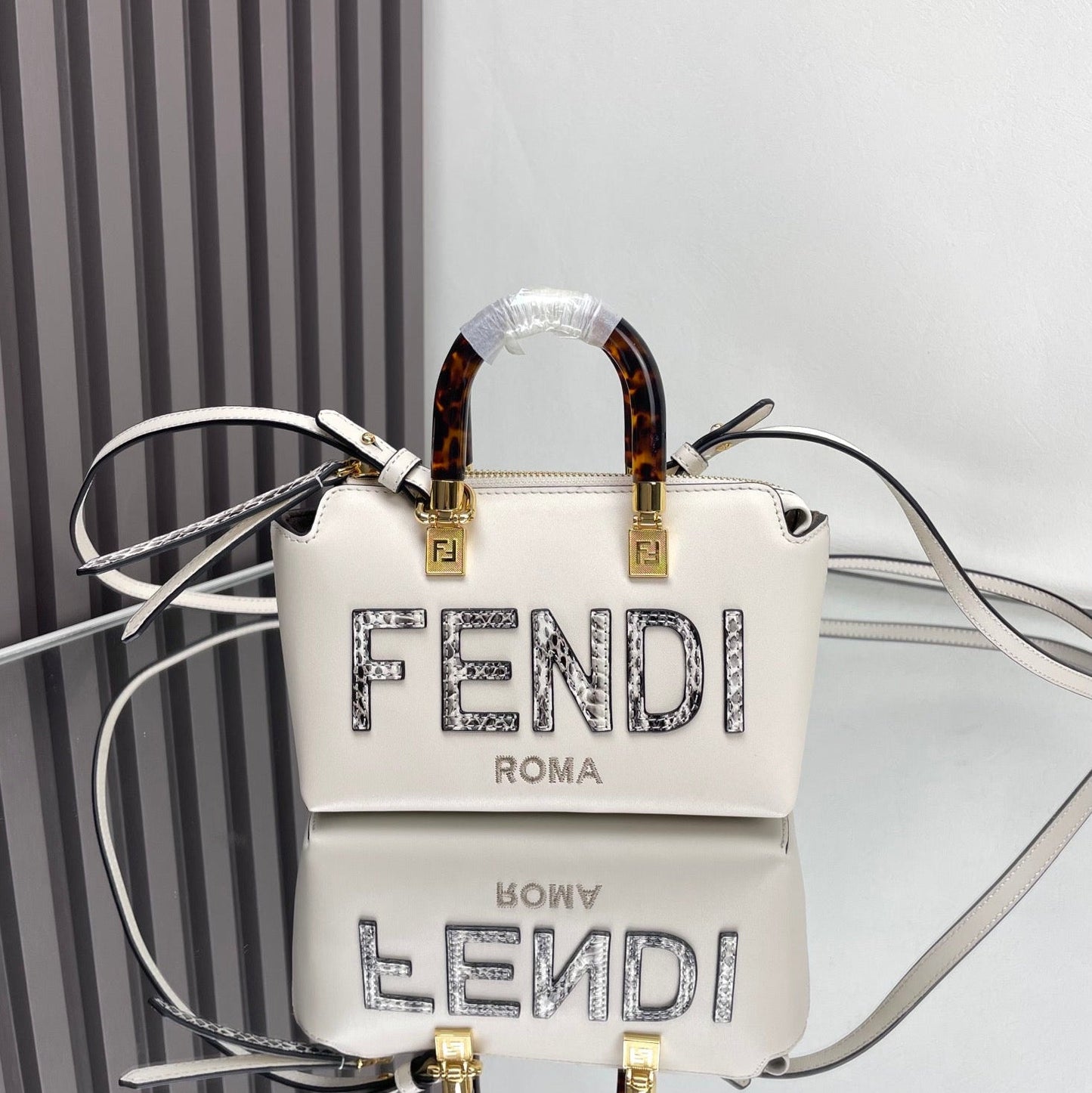 BY THE WAY MINI 18 IN WHITE LAMBSKIN GOLD HARDWARE mysite