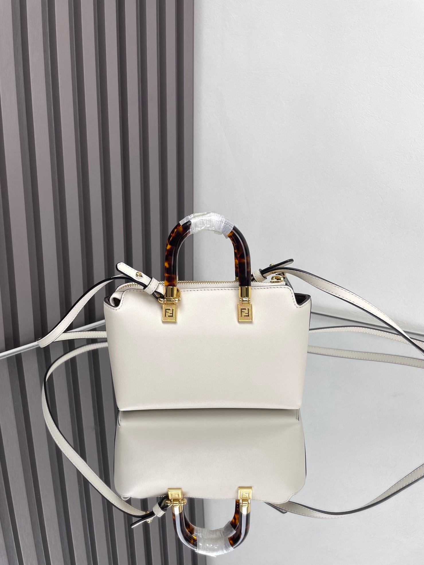 BY THE WAY MINI 18 IN WHITE LAMBSKIN GOLD HARDWARE mysite