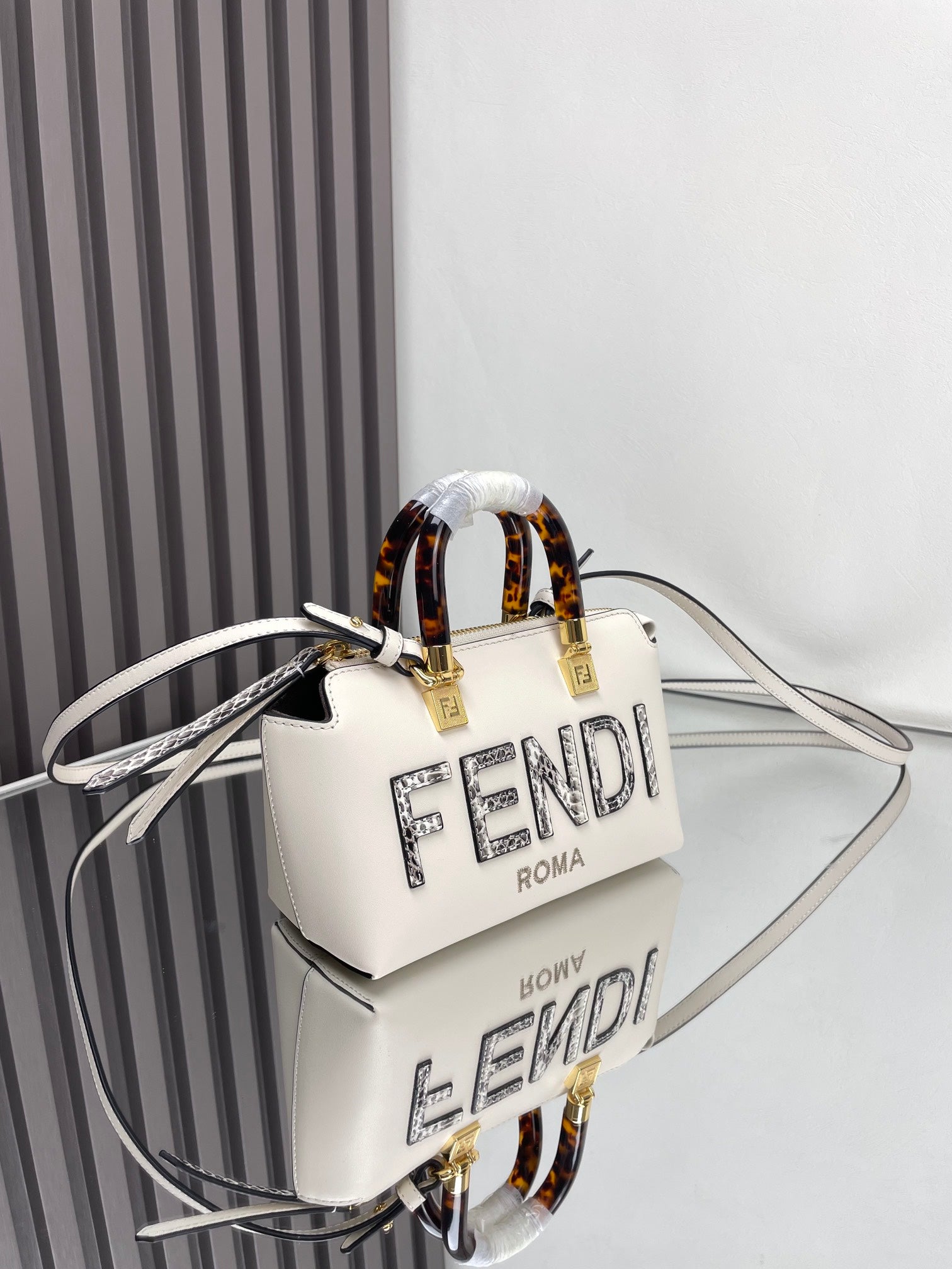 BY THE WAY MINI 18 IN WHITE LAMBSKIN GOLD HARDWARE mysite