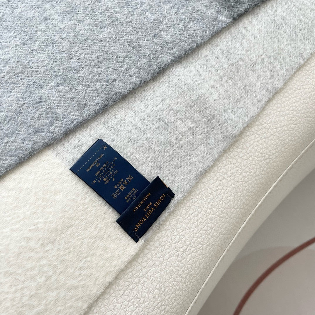 SCARF 180 CM IN DOVE GRAY CASHMERE 394702 mysite