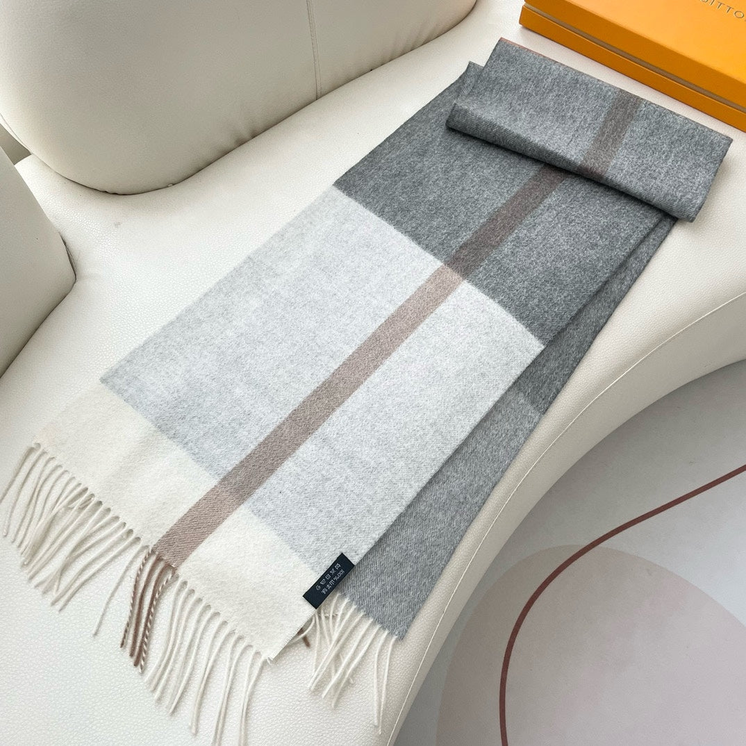 SCARF 180 CM IN DOVE GRAY CASHMERE 394702 mysite