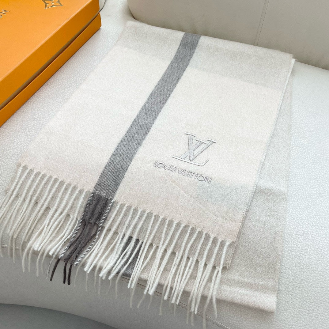SCARF 180 CM IN BEIGE CASHMERE 394703 mysite