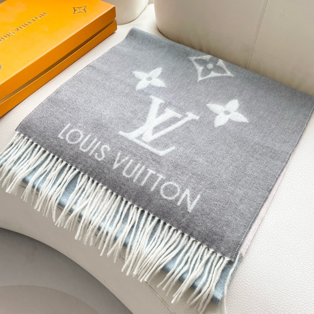 REYKJAVIK GRADIENT SCARF 220 CM IN COLORFUL CASHMERE 399734 mysite