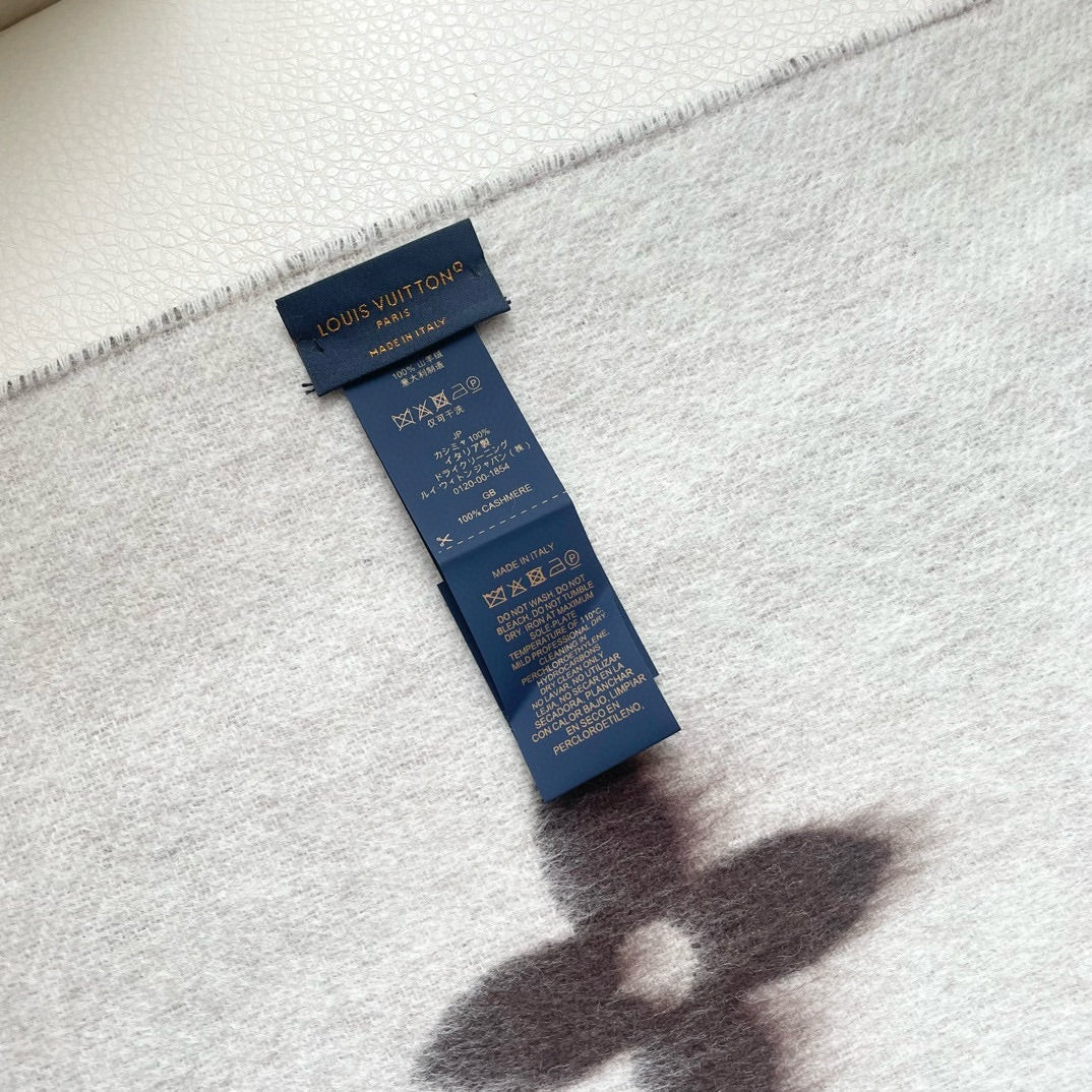 REYKJAVIK GRADIENT SCARF 220 CM IN CHOCOLATE MIX COPPER BROWN CASHMERE 399738 mysite