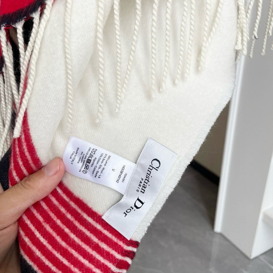 LARGE SHAWL 140 CM IN WHITE MIX COLORFUL CASHMERE AND WOOL 416843 mysite