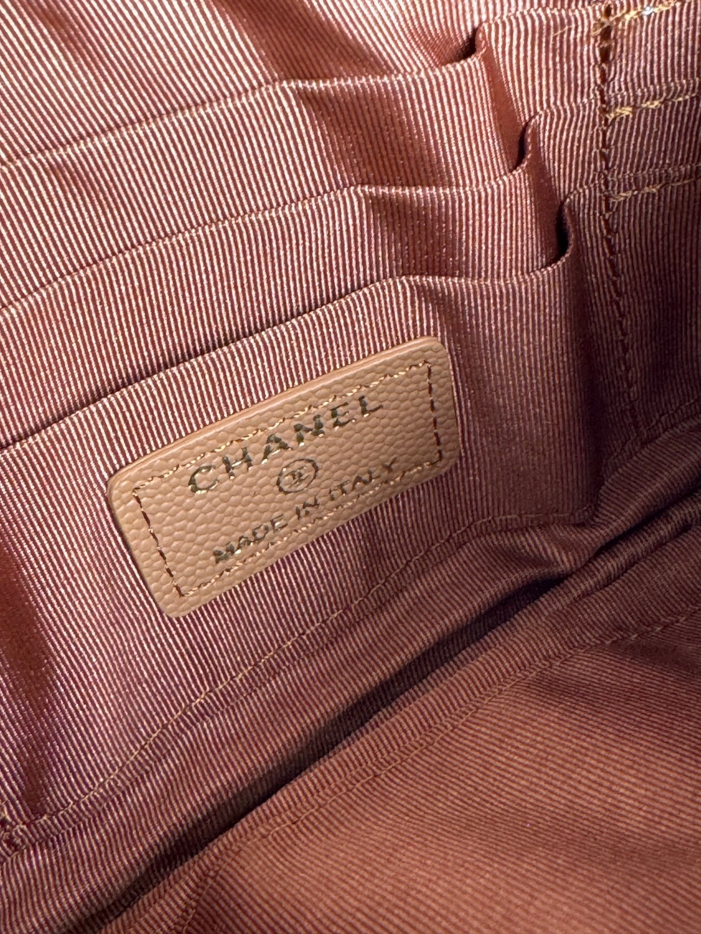 cc zipped wallet 20cm brown quilted caviar gold hardware mysite