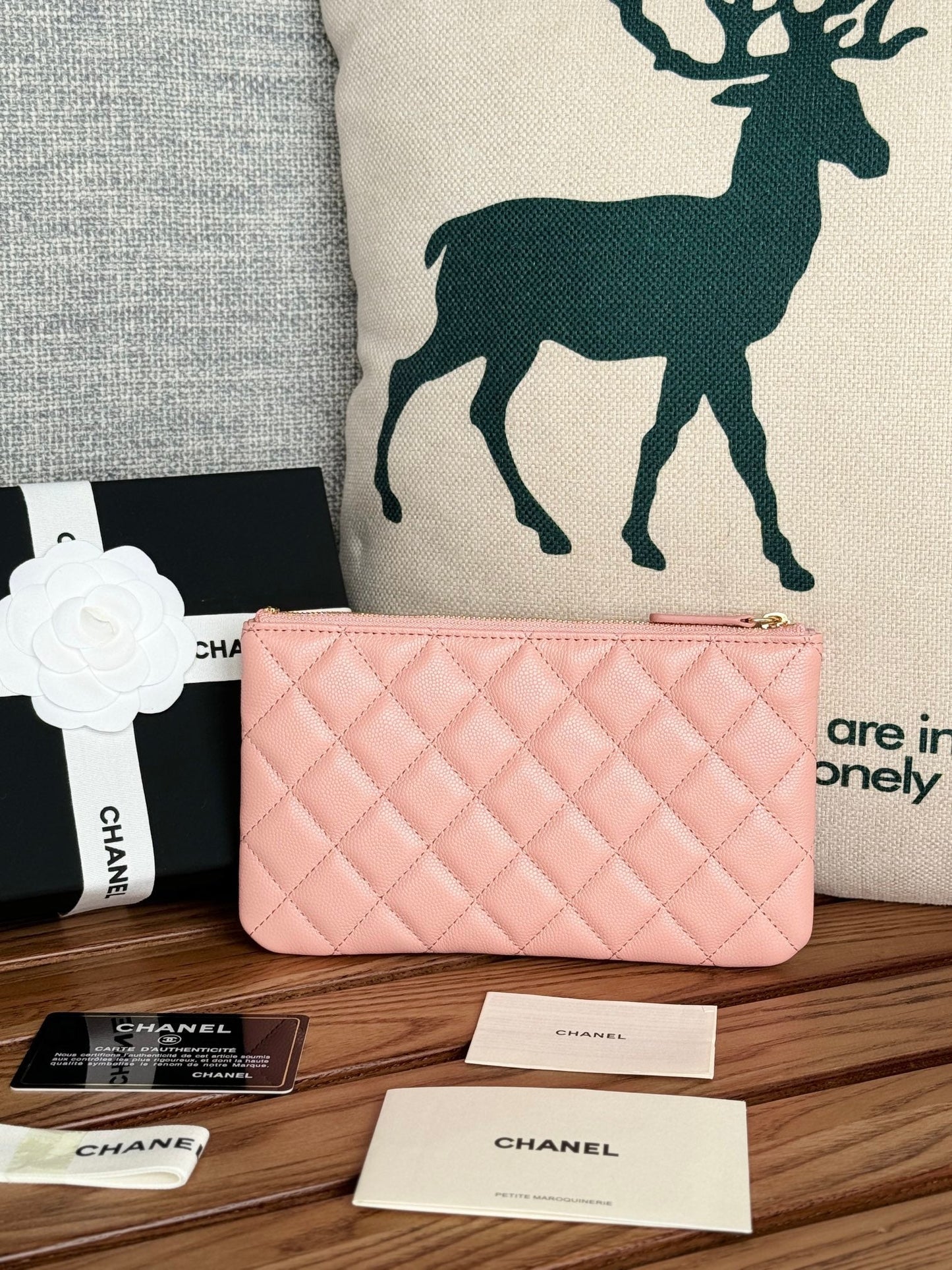 cc zipped wallet 20cm pink quilted caviar gold hardware mysite