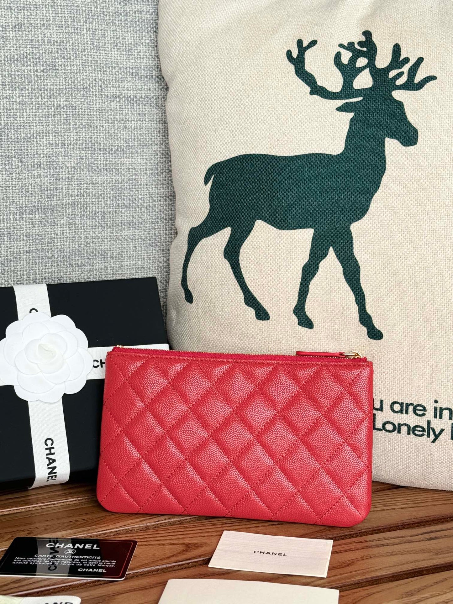 cc zipped wallet 20cm red quilted caviar gold hardware mysite