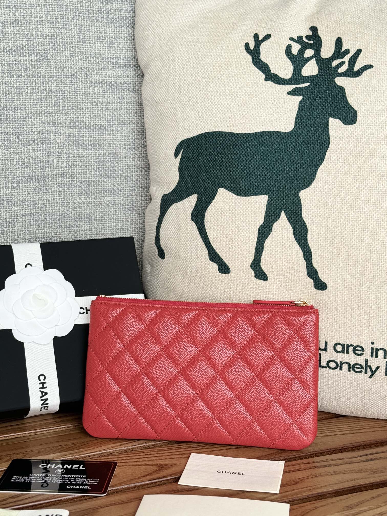 cc zipped wallet 20cm red quilted caviar gold hardware mysite